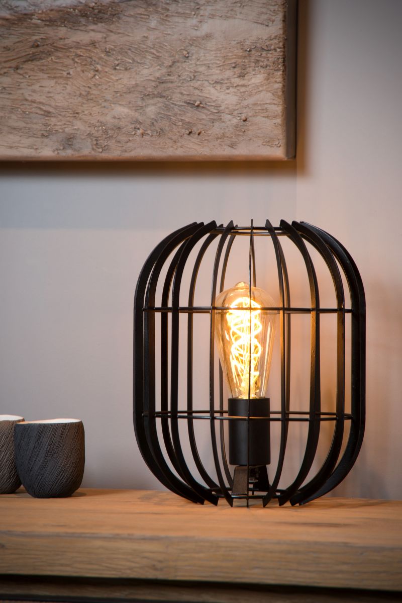 LC RODOS Black design Indoor table lamp